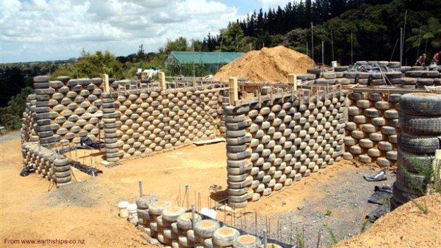 Earthship construction