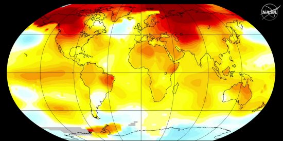 Globale Erwrmung Juli 2016